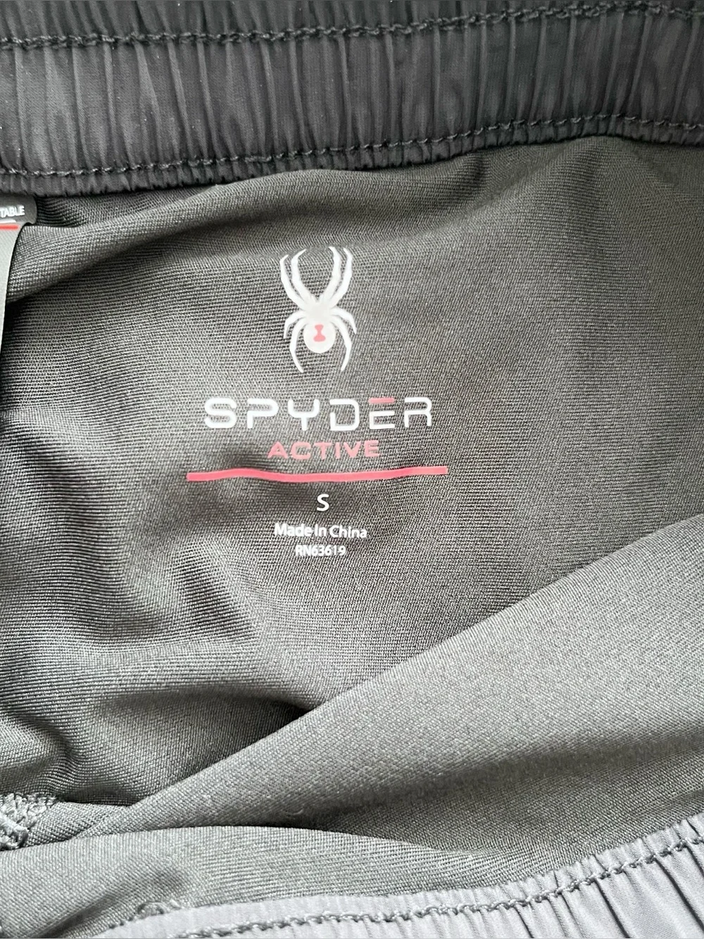 SPYDER Men's Black Performance 2-in-1 Running Shorts Size Small
